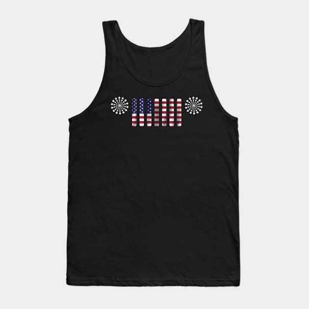 American Jeep Tank Top by Indiecate